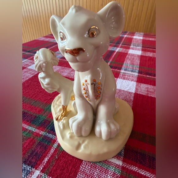 LENOX DISNEY Simba and Zazu Figurine